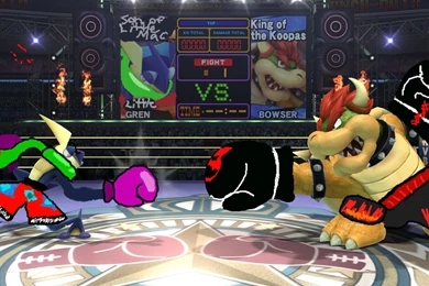 Little Gren Vs. Bowser In Pokemon X Punch Out!! By Gsd4321 On ...