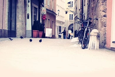 Vintage Retro City Free Desktop Wallpapers