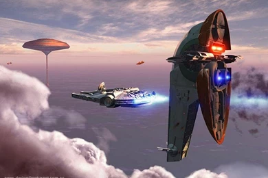 Millenium Falcon Race Wallpapers