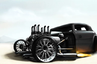 Download The Flaming Rat Rod Wallpaper, Flaming Rat Rod iPhone ...
