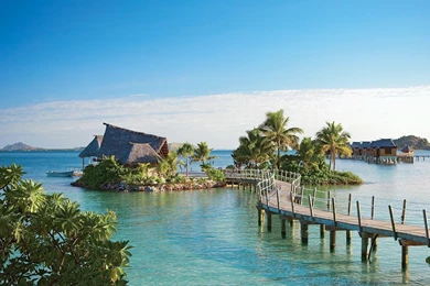 Fiji Islands Green Hills Landscapes Wallpapers