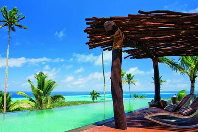 Dream Pool Fijian Island Polynesia   (