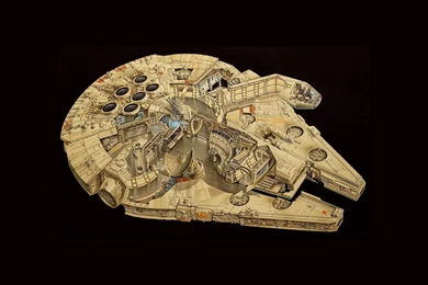 Millennium Falcon, Star Wars Wallpapers HD