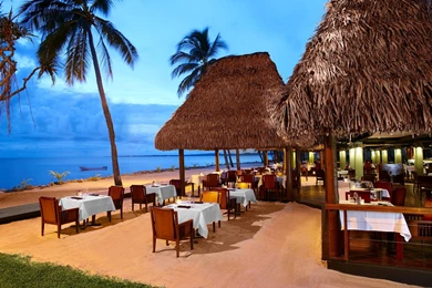 Beach Dining In Fiji   (