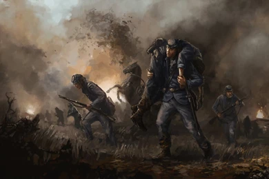 Civil War Battle Clipart   Wallpaper.