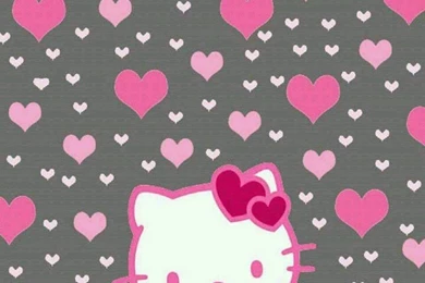 Cute Gray & Pink Hello Kitty.....