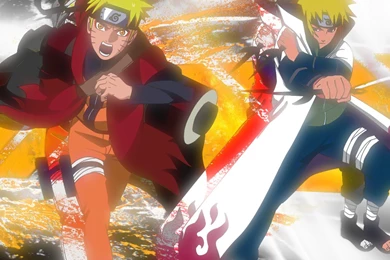 DeviantArt: More Like Naruto And Minato Wallpapers By KazuKai20