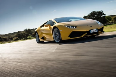 Jestingstock.com Lamborghini Huracan Yellow Wallpapers