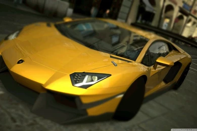 Lamborghini Aventador LP700 4 Inca Gold Yellow HD Desktop ...