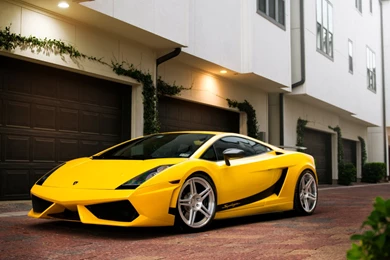 Lamborghini Aventador Galardo Yellow Parking1 (id: 104882) – BUZZERG