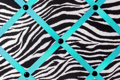 Blue Zebra Print Wallpaper, Size: 1400x1100