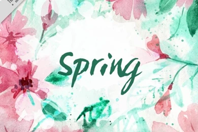 Pretty Watercolor Flowers Backgrounds Vector