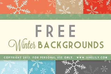 FREE Pretty Seamless Snowflake Blog Backgrounds   Perfect For ...