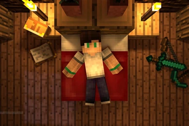 Make Yourself A Cute Minecraft Wallpaper.