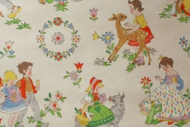 Seventies Childrens Wallpapers 50 Cm By FrauSvensson On Etsy, $9.00 ...