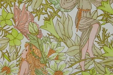 Elf And Fairies Wallpaper. Kr400.00, Via Etsy.