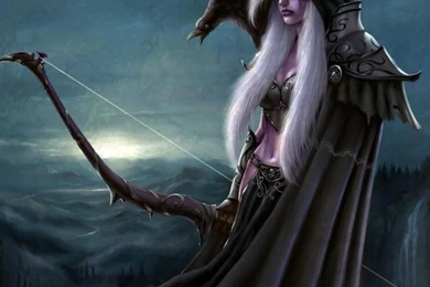 SYLVANAS WHISPER FROM THE PAST WALLPAPER   (