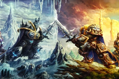 Heroes Of The Storm Battle Of Arthas And Sylvanas Wallpapers ...