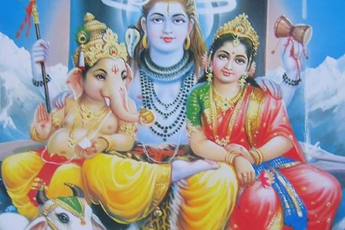 Lord Shiva Parvati And Ganesha Wallpapers