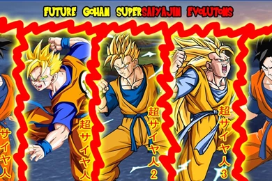 Future Gohan Supersaiyajin Evolutions By Gonzalossj3 On DeviantArt
