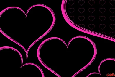Pink Hearts Wallpapers