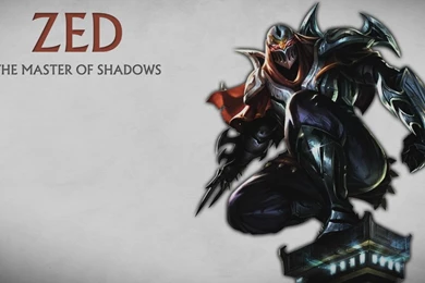 Game Characters League Of Legends Zed Video Games Wallpapers
