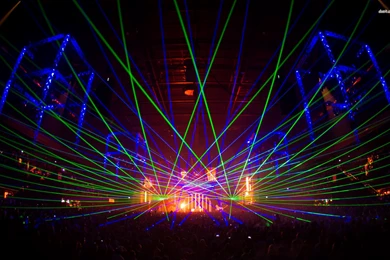 Laser Show At A ConCert Wallpapers   Photography Wallpapers