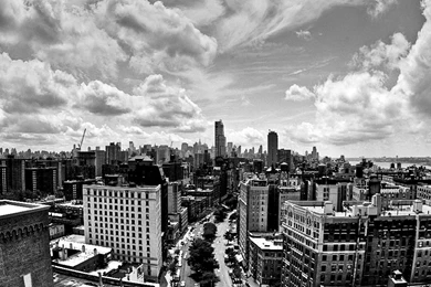 City Landscape Black And White Wallpapers
