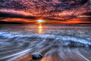Spectacular Ocean Sunset Wallpapers