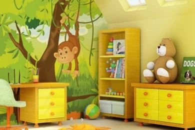 Cool wallpapers childrens room wallpaper funny picture living room ...
