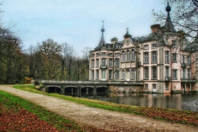 Other: Gorgeous Bridged Palace Road Lake Bridge Trees 1920 1080 ...