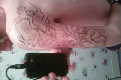 DeviantArt: More Like Homesick Tattoo Linework 3 By DannyHavok89