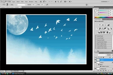 Photoshop CS4   How To Create Your Own Desktop Backgrounds   YouTube