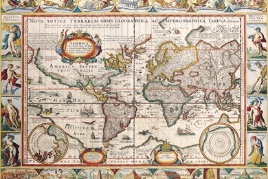 Old World Map Cartography Geography D 3600x2400 (15) Wallpapers ...