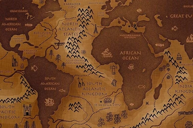 iPad Wallpapers Old World Map In Sepia   My HD Wallpapers