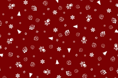 Christmas Symbols Collage, Present, Santa Claus, Fir Tree, Bauble ...