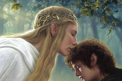 Galadriel And Frodo Wallpapers   (