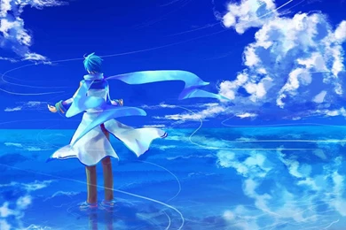 Aoi No Sora   KAITO Wallpapers (12474825)   Fanpop