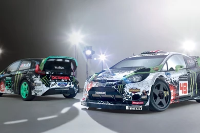 Your Ridiculously Cool 2012 Ken Block Ford Fiestas Wallpapers Are Here