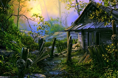 Halloween Tag Wallpapers Page 2: Creepy Medieval Cemetery ...