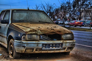 Old Rusty Car HD Backgrounds 5393   HD Wallpapers Site