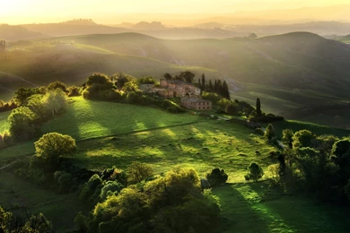 Tuscany Sunrise Wallpapers