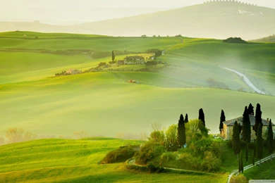 Tuscany Spring Landscape HD Desktop Wallpapers : Fullscreen ...