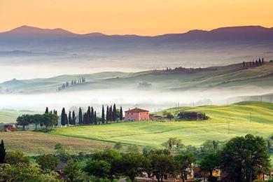 Hilly Landscape In Tuscany Wallpapers 30646
