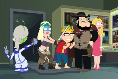 AMERICAN DAD Animation Comedy Cartoon Series Family (26) Wallpapers ...