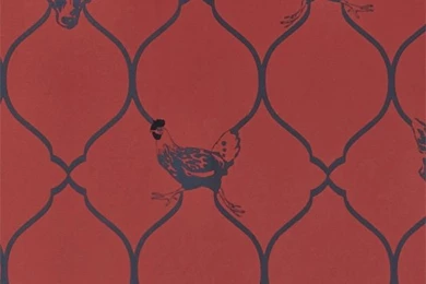 Red Black Trellis Wallpapers By Barneby Gates Available From ...