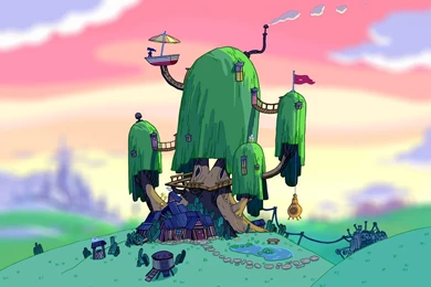 I Needed A New Wallpaper. Tree House Wallpaper. : Adventuretime