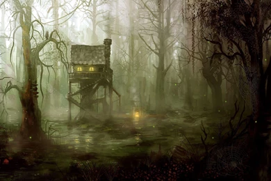 Spooky Treehouse >> HD Wallpaper, Get It Now!