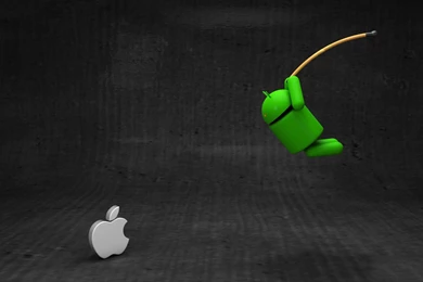 Android Vs. Apple Wallpapers