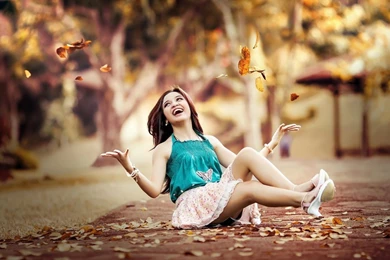 Beauty Girl Road Leaves Autumn 1024x640.jpg